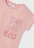 Camiseta m/c crochet