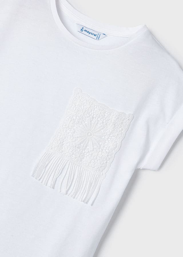 Camiseta m/c crochet