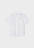 Camisa m/c cuello mao lino