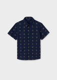 Camisa m/c estampada