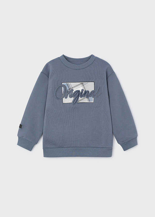 Pullover embossed