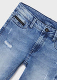 Pantalon denim rotos straight