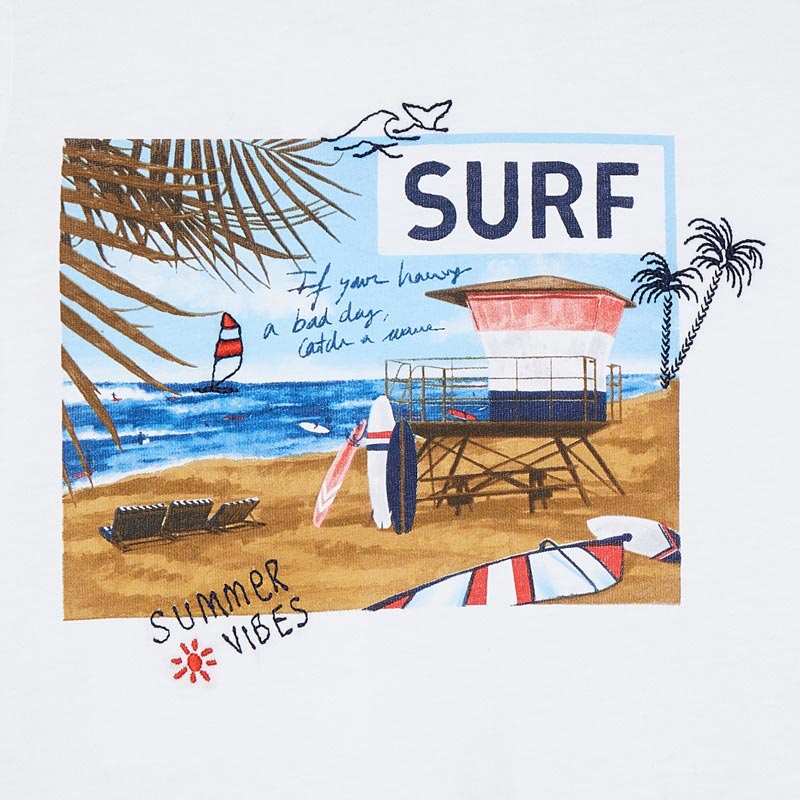 Camiseta m/c surf