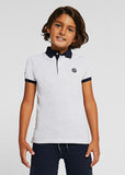 Polo m/c print texto